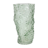 Skleněná váza zelená 26,5cm GL003DR