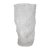 Skleněná váza čirá 22cm GL005DR