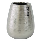 Keramická váza stříbrná 16cm VA971HC