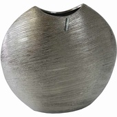 Keramická váza stříbrná 36cm VA973HC