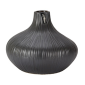 Keramická váza černá 17cm VS004SF