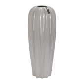 Keramická váza světle šedá 39,5cm VS044FC