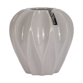 Keramická váza světle šedá 15cm VS056FC