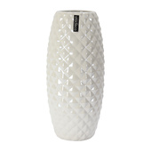 Keramická váza bílá perleť 32cm VS085DC